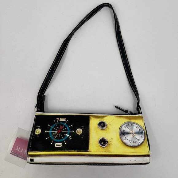 Relic Black Yellow Radio Mini Shoulder Bag | Faux Leather - Picture 7 of 12